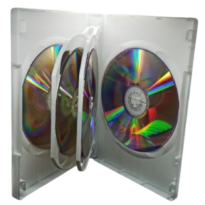 Caja DVD 14mm 6 Discos Blanca