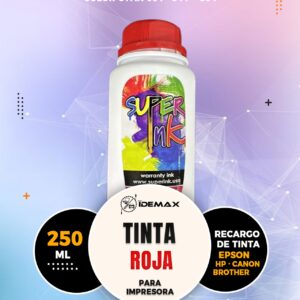 Tinta Roja SuperInk 250 ML