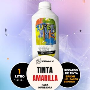 TINTA AMARILLA SUPERINK 1 LITRO