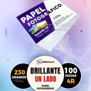 Papel Fotográfico Brillante 4R 230gr