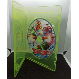 CAJA DVD 14MM VERDE FOSFORECENTE