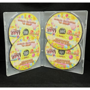 CAJA DVD 14 MM 4 DISCOS TRANSPARENTE