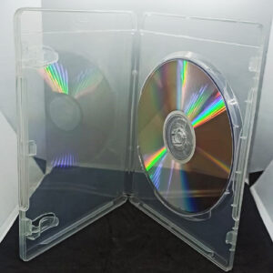 CAJA ACRILICA DVD 10 MM 1 DISCO TRANSPARENTE