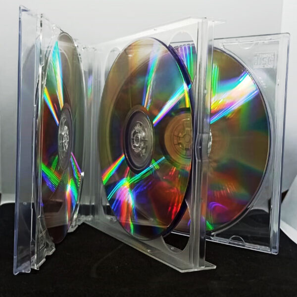 CAJA ACRILICA 24 MM 4 DISCOS