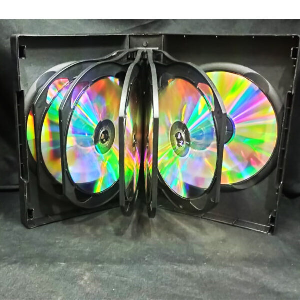 CAJA DVD 39 MM 12 DISCOS NEGRA